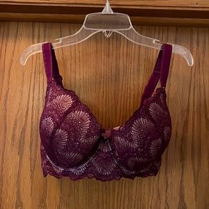 Purple Lace Bra